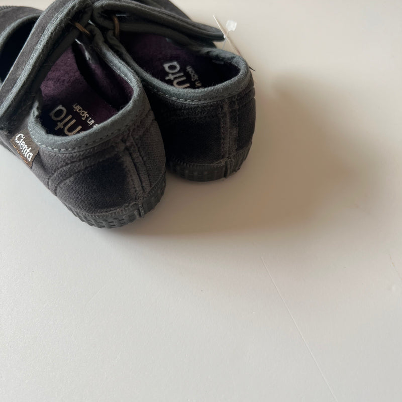 Cienta White Velcro T-Strap main image 1