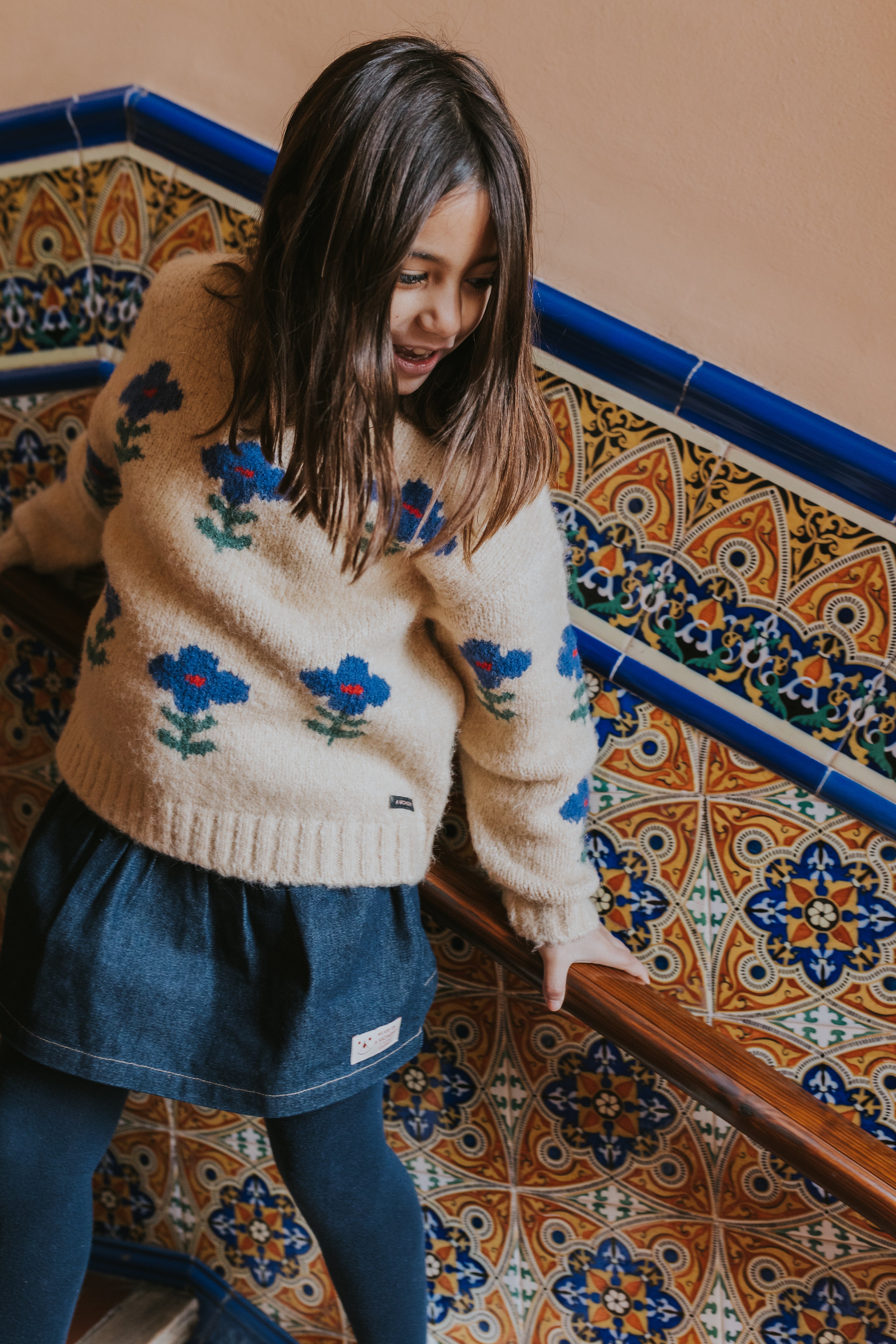 A MONDAY / Celine Skirt - Dark Blue – Mico Donum