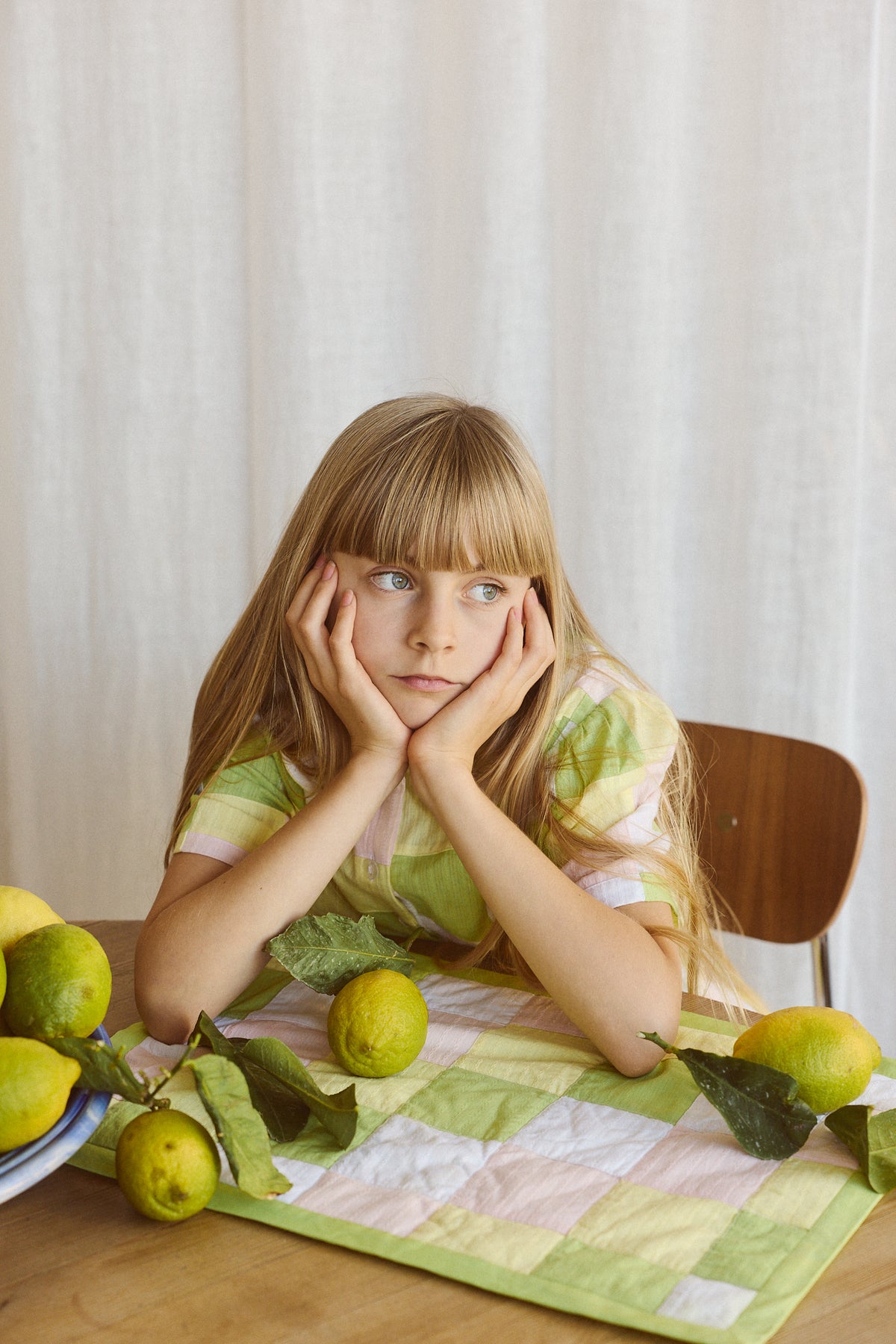 FISH & KIDS / PASTEL PATCHWORK DRESS