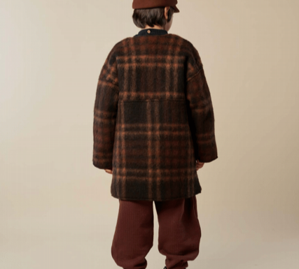 アウター HELLO LUPO kimono coat HELLO LUPO / Kimono Coat - Chestnut – Mico Donum