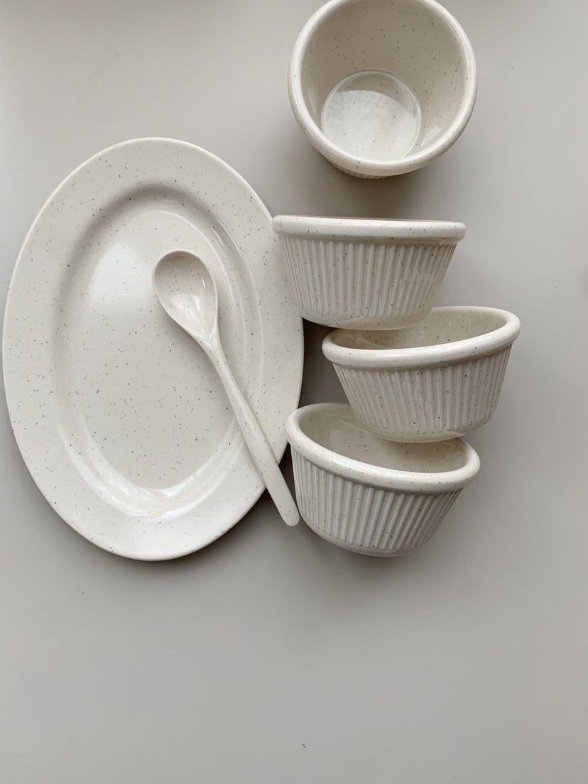 CINQ / MINI FLUTED DISH