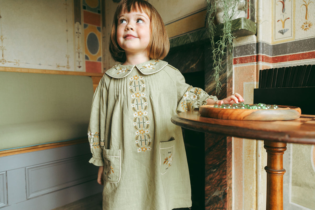 LALi / Marie Dress in Faded Moss