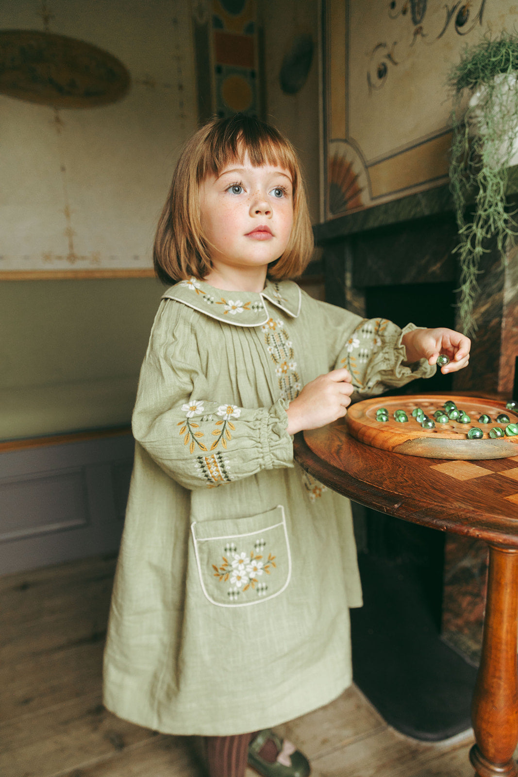 LALi / Marie Dress in Faded Moss