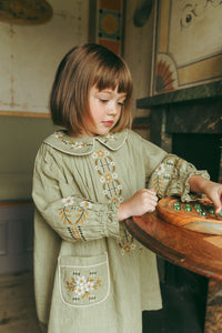 LALi / Marie Dress in Faded Moss