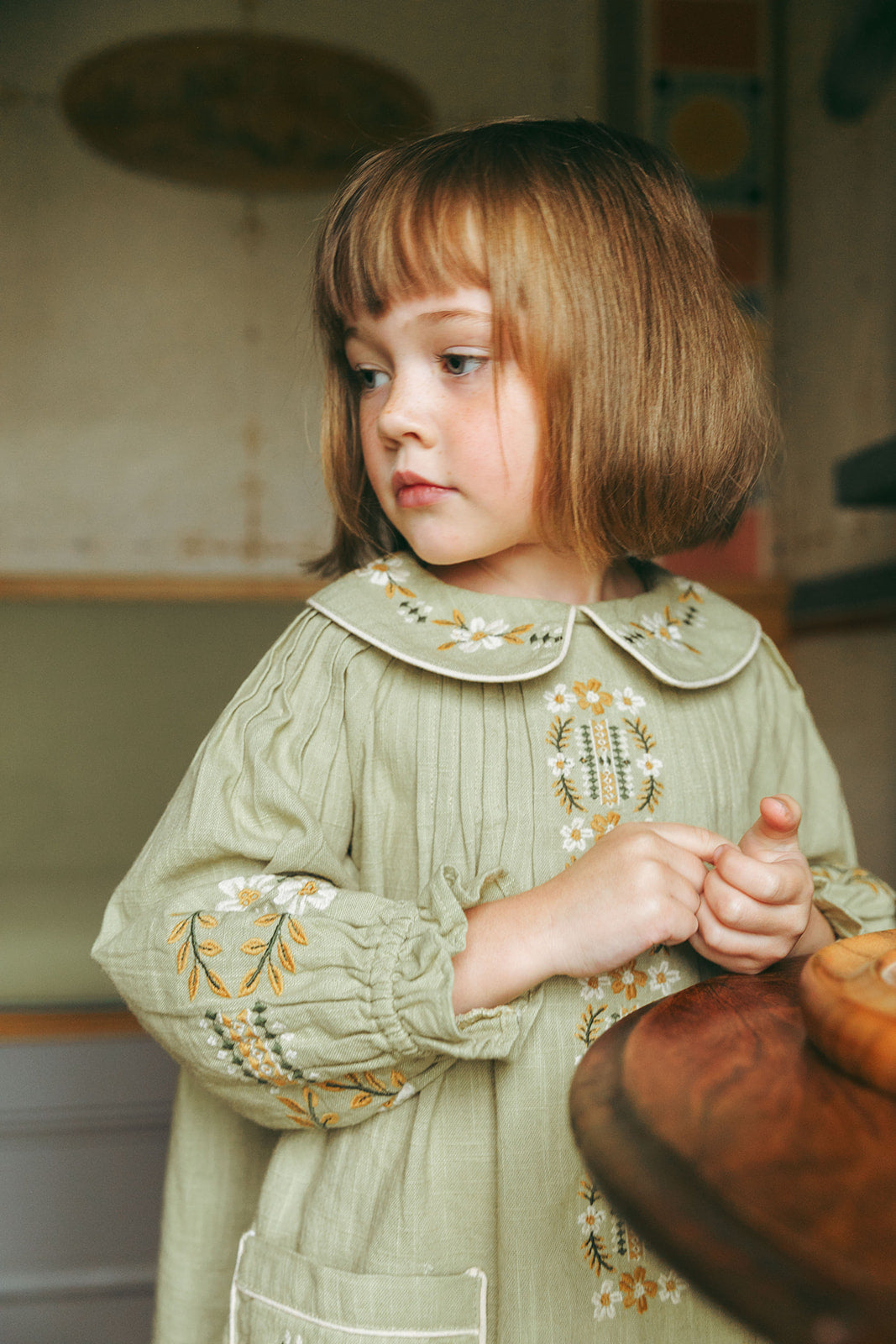 LALi / Marie Dress in Faded Moss