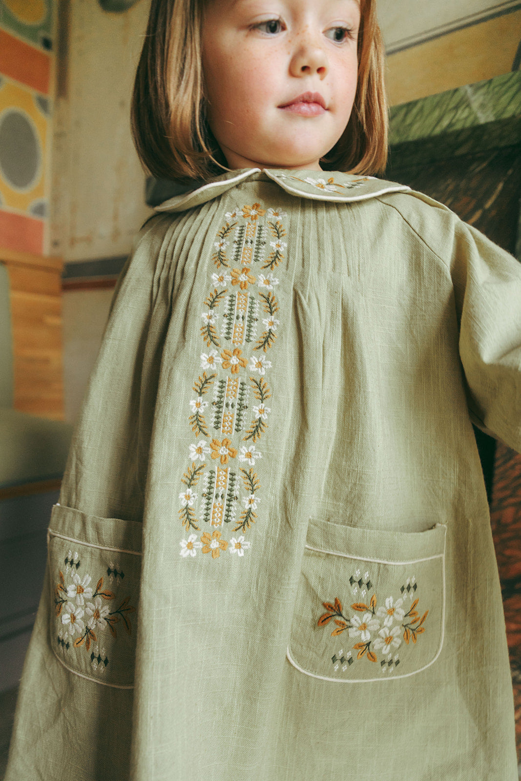 LALi / Marie Dress in Faded Moss