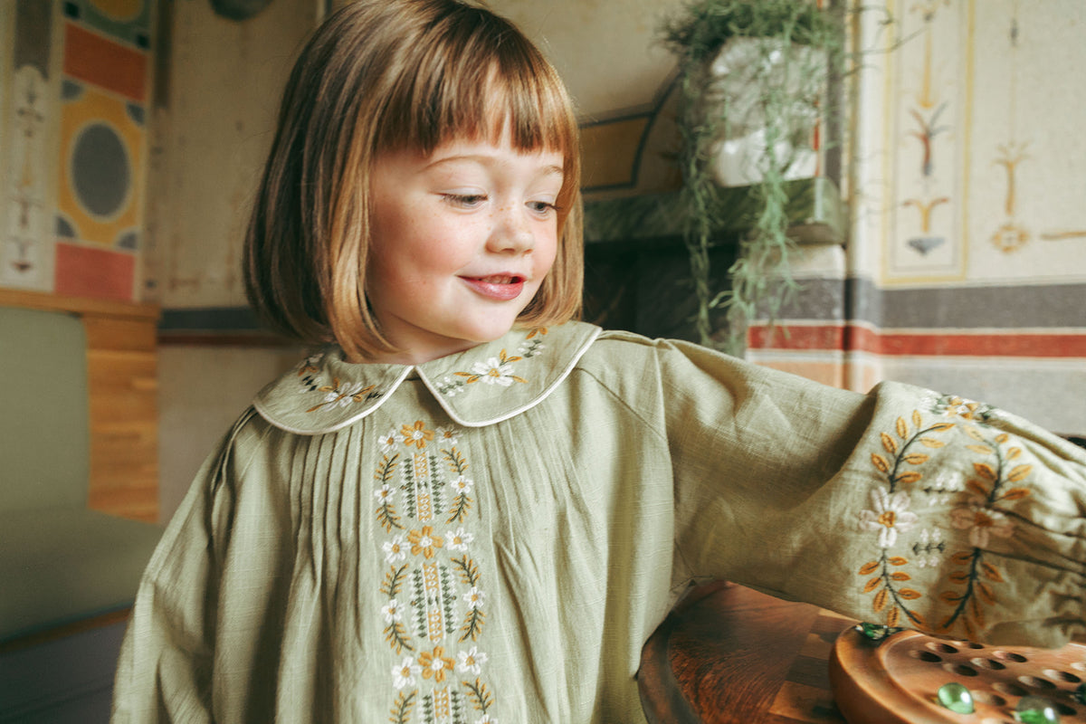 LALi / Marie Dress in Faded Moss