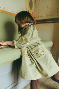 LALi / Marie Dress in Faded Moss