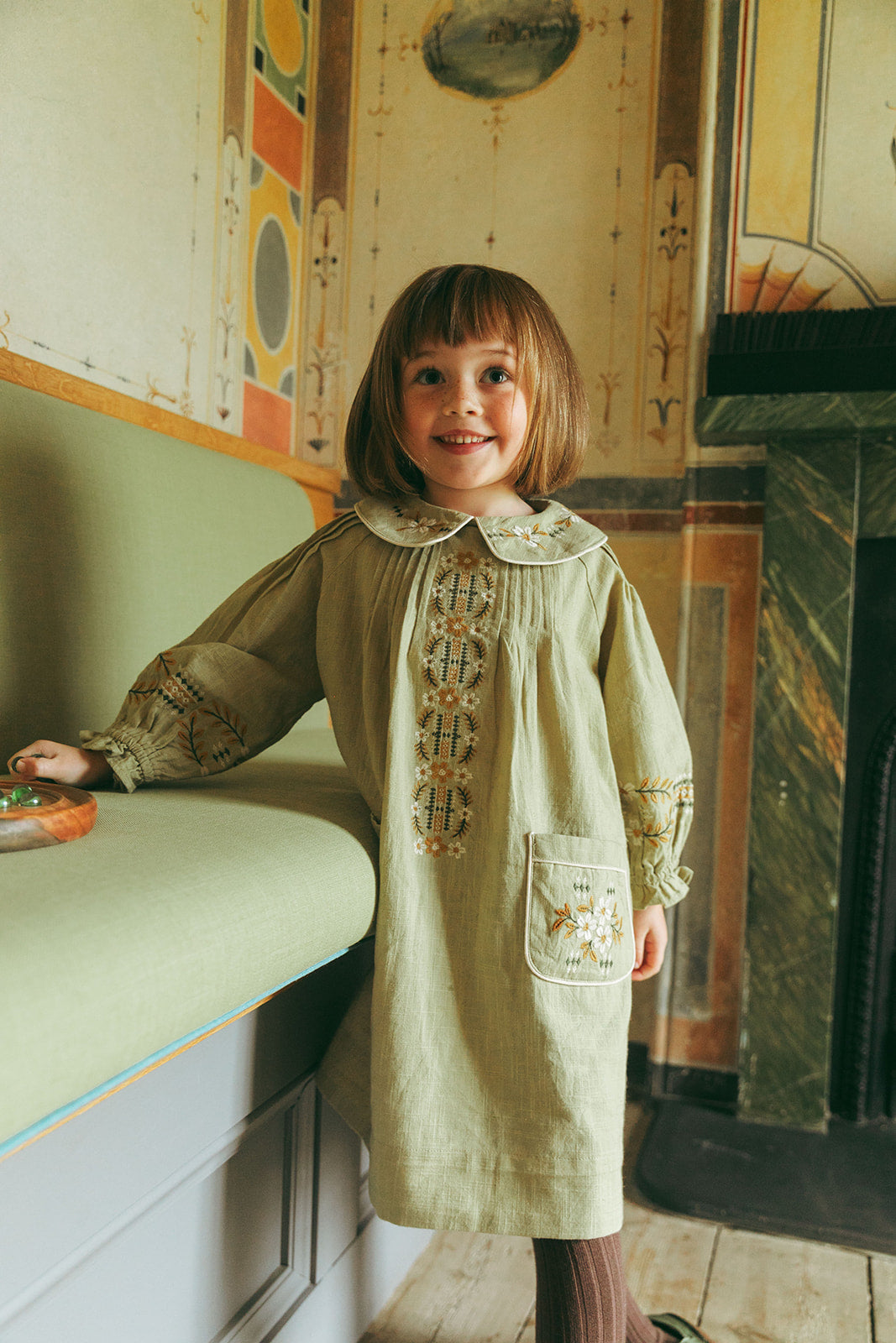 LALi / Marie Dress in Faded Moss