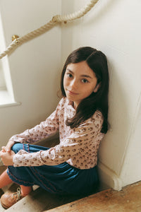 LALi / Snap Turtleneck in Textured Floral