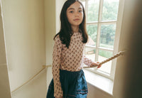 LALi / Snap Turtleneck in Textured Floral