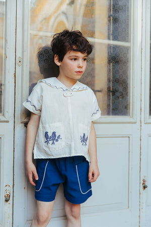 LALi / Birch Shorts in Agean Blue