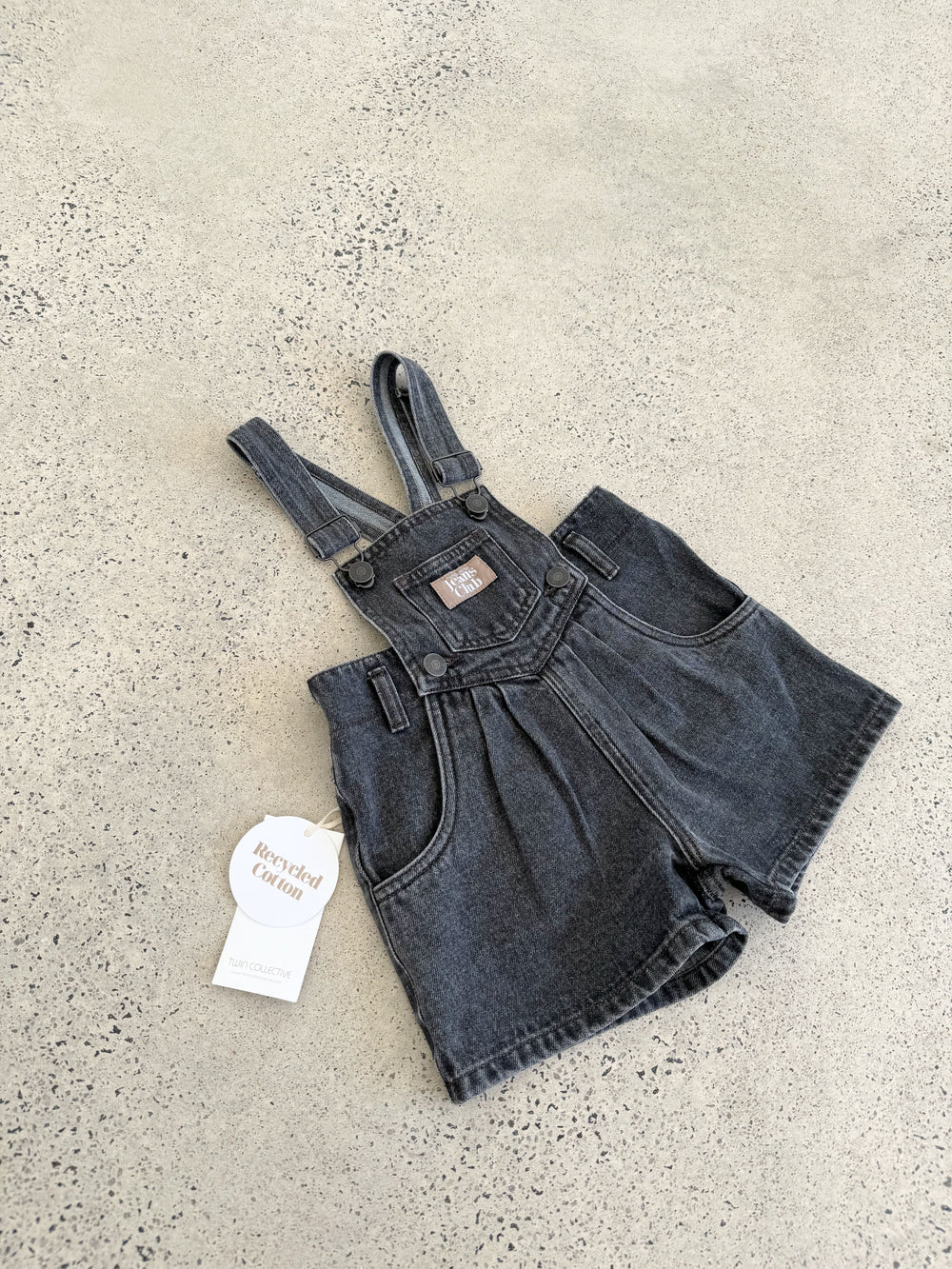 twin collective / STARDUST SHORTALL - WASHED BLACK – Mico Donum