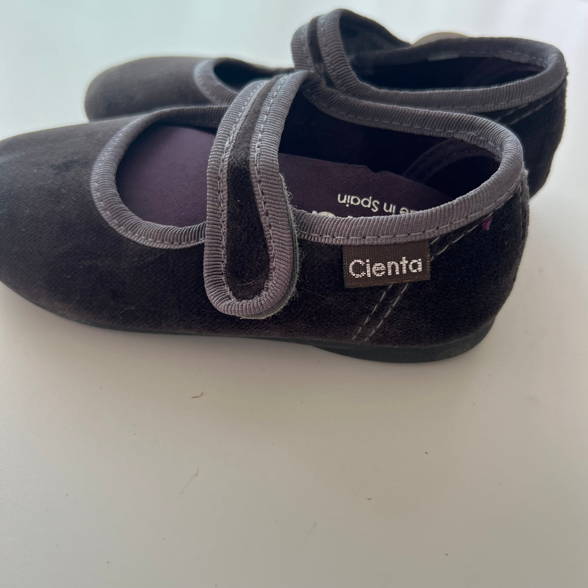 Cienta / Formal strap shoes- gray / 500075