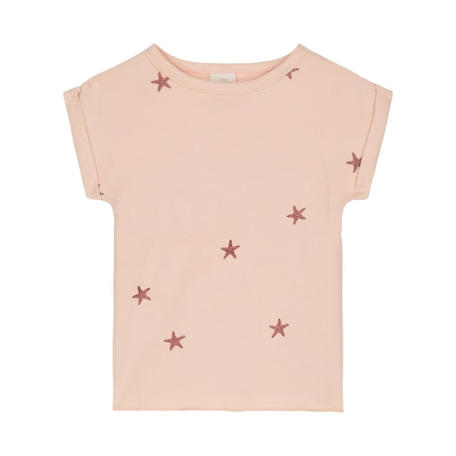 studio boheme paris / T-shirt BAMA- LIGHT PINK/ STARFISH【last1 / 12m】