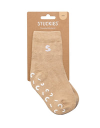 STUCKIES / cotton socks -sand / wood / shell / wave / rose