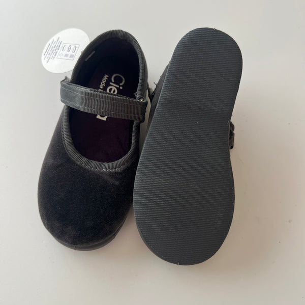 Cienta / ベルクロワンストラップ shoes- gray / 400075