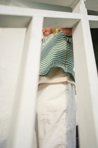 SUKOU / boston pants - white