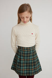 Bebe Organic / Bebe Heart Turtleneck