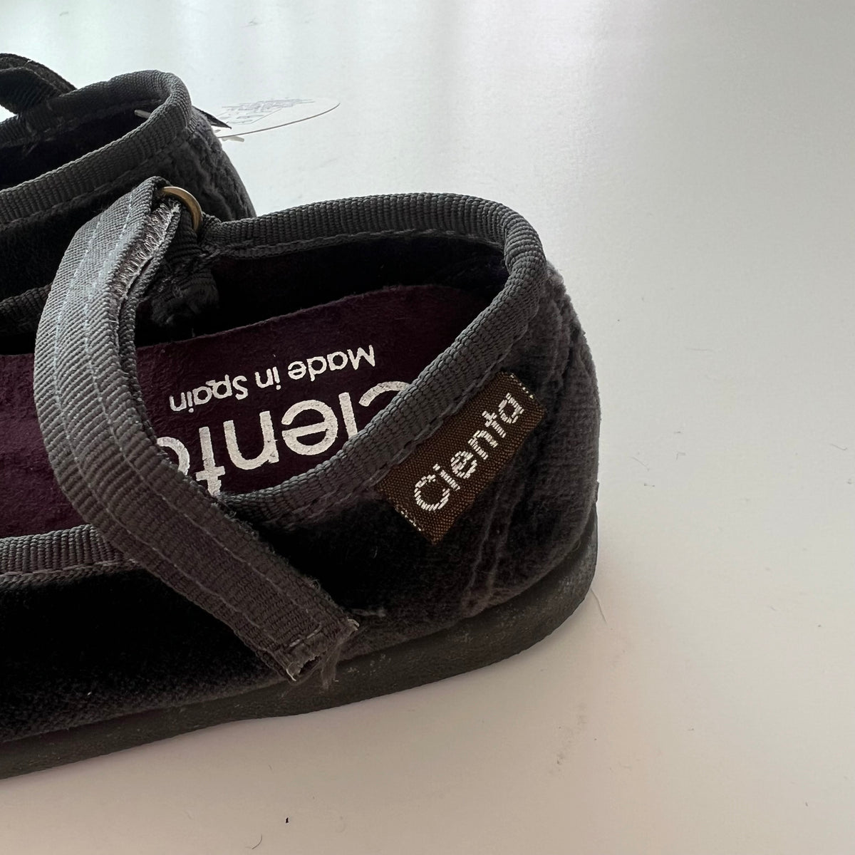 Cienta / ベルクロワンストラップ shoes- gray / 400075