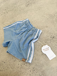 twin collective / TRICKY TRACK SHORT-LIGHT BLUE