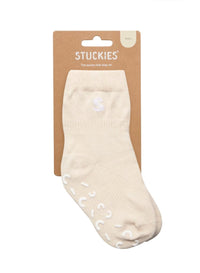 STUCKIES / cotton socks -sand / wood / shell / wave / rose