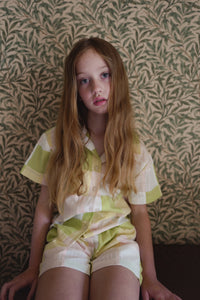 FISH & KIDS / PASTEL PATCHWORK SHIRT
