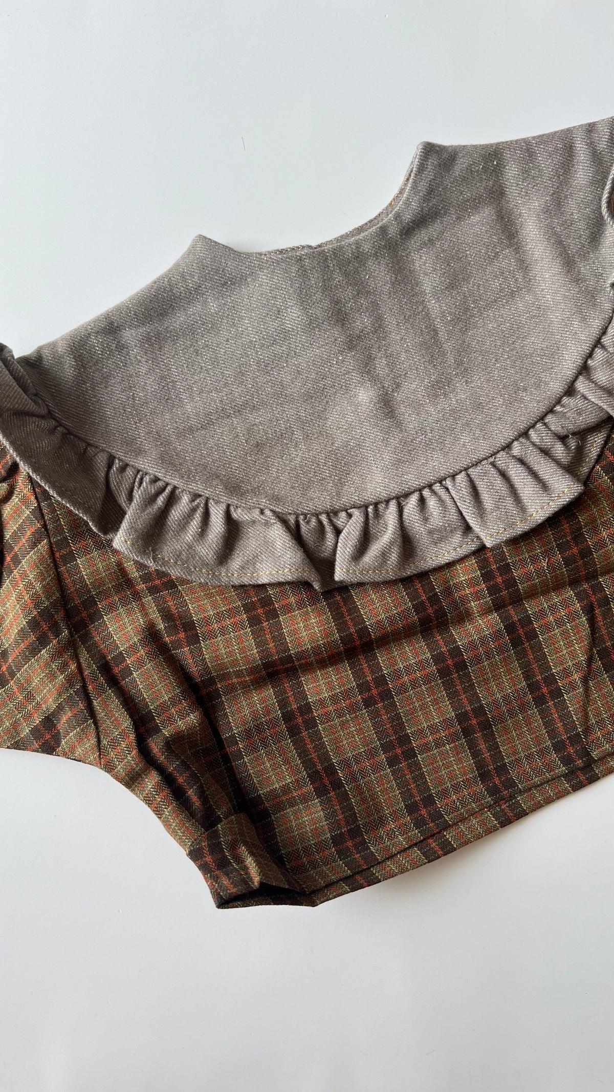 HELLO LUPO / Lacey Top - Autumn Plaid/Cocoa Wash