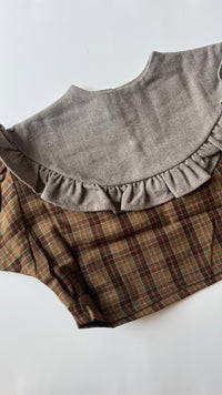 HELLO LUPO / Lacey Top - Autumn Plaid/Cocoa Wash