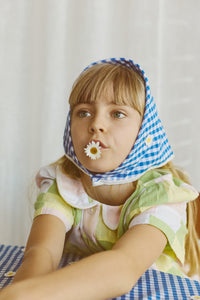 FISH & KIDS / PASTEL PATCHWORK DRESS