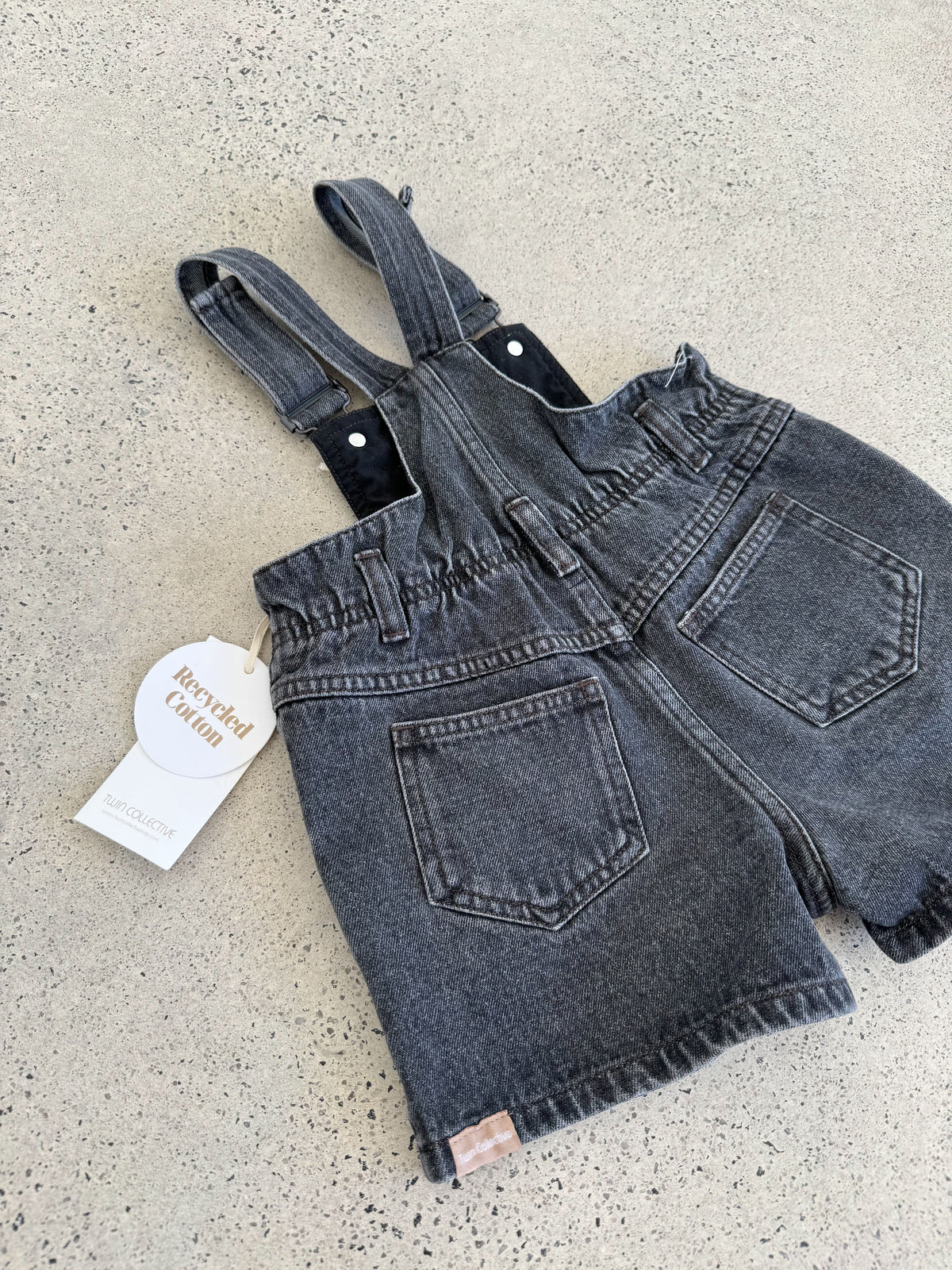 twin collective / STARDUST SHORTALL - WASHED BLACK – Mico Donum 