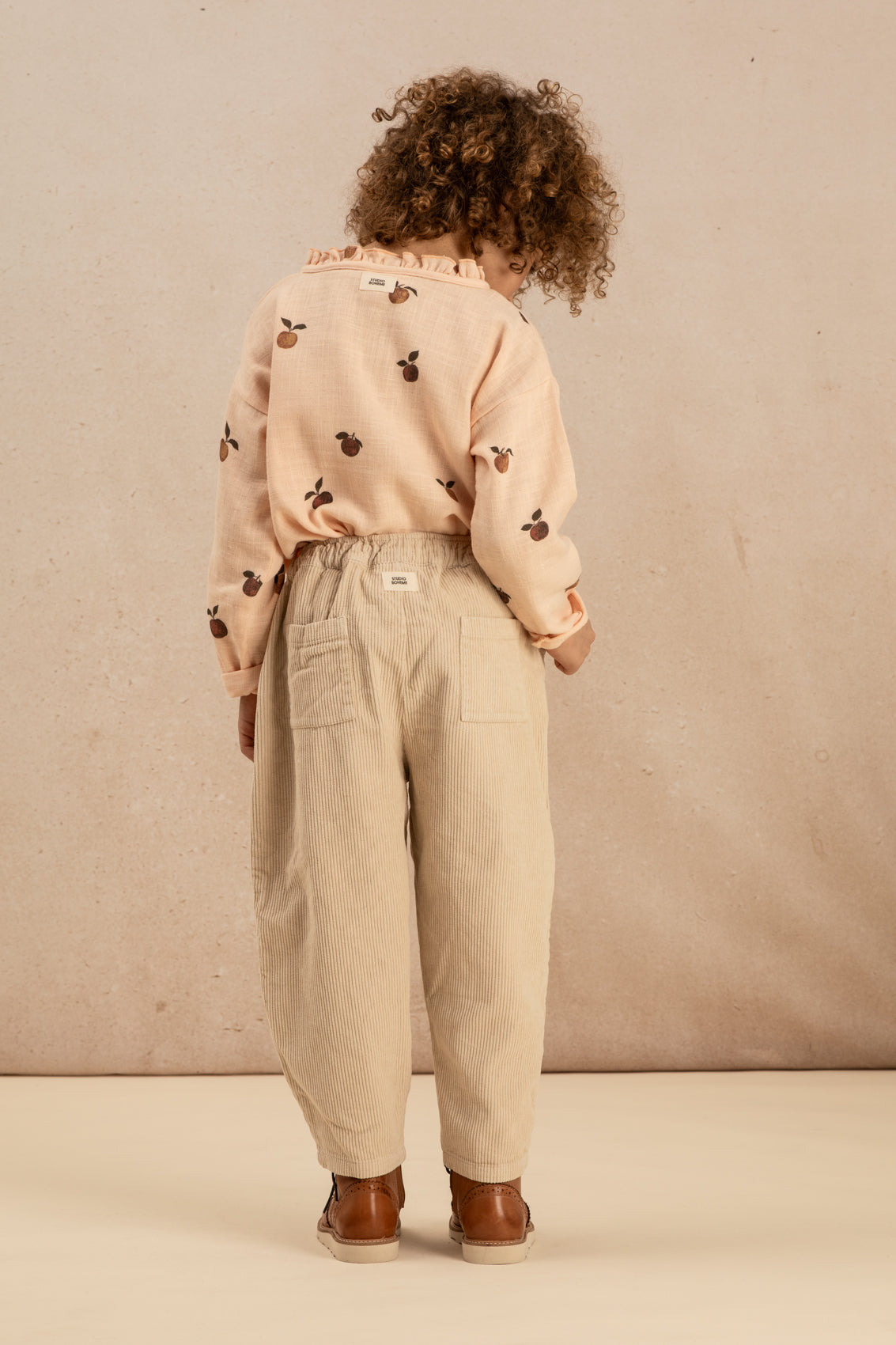 studio boheme paris / OLYMPE BLOUSE - LIGHT PINK - APPLE