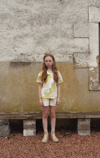 FISH & KIDS / PASTEL PATCHWORK SHIRT