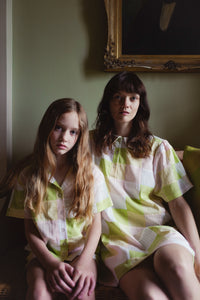 FISH & KIDS / PASTEL PATCHWORK SHIRT