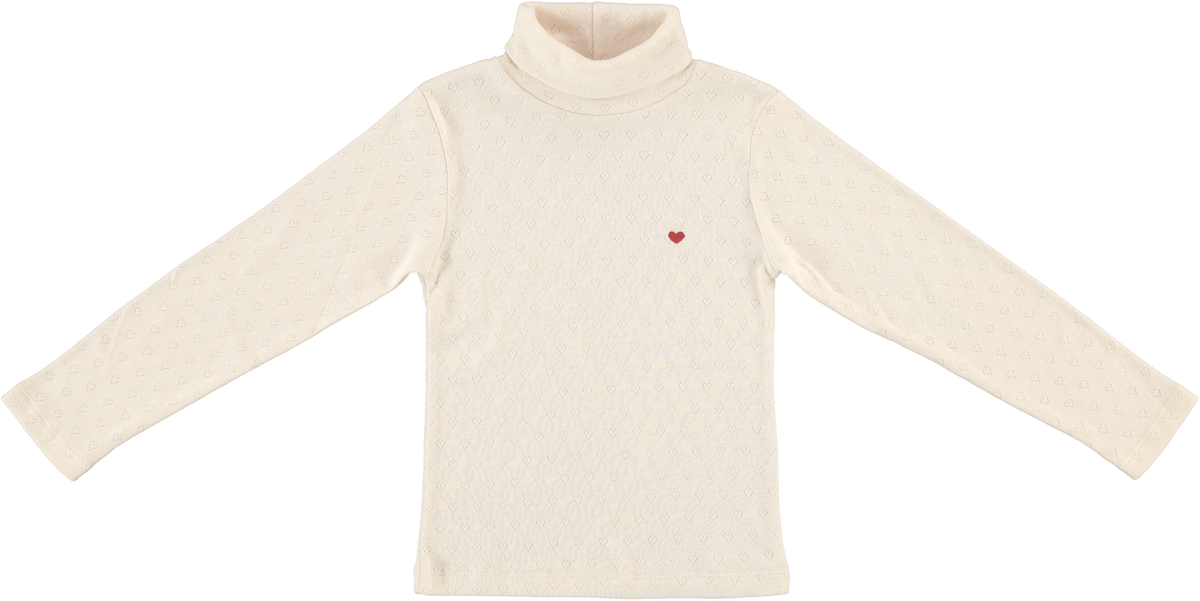 Bebe Organic / Bebe Heart Turtleneck