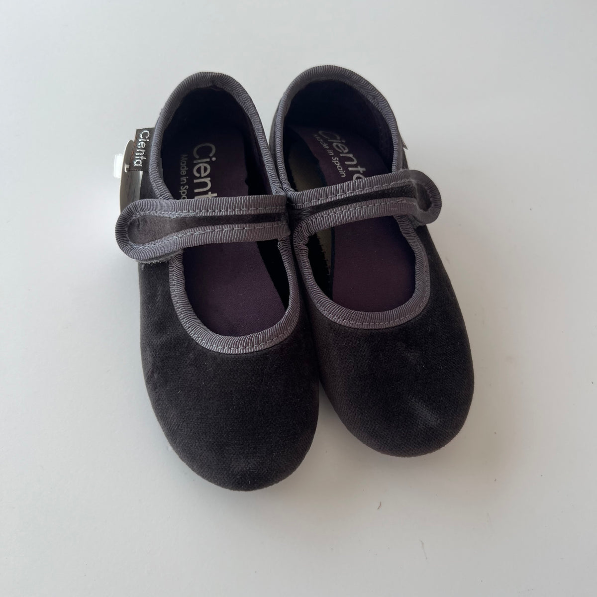 Cienta / Formal strap shoes- gray / 500075