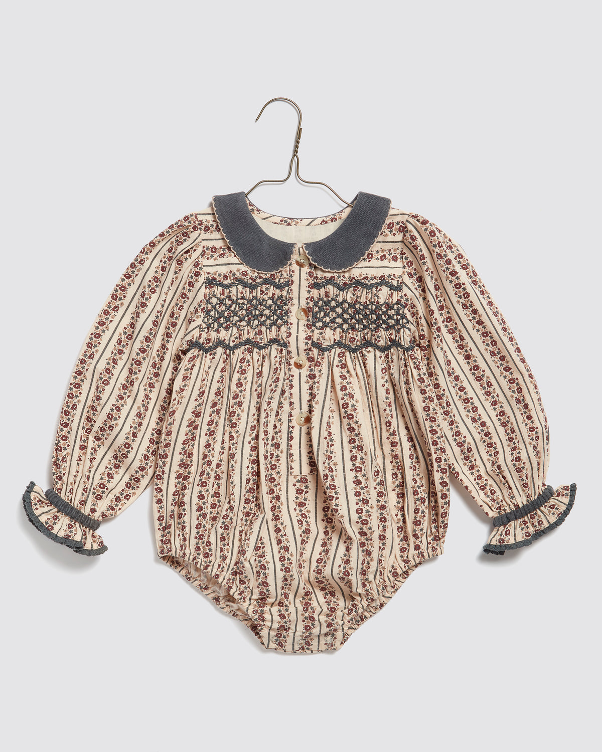 Little Cotton Clothes / Emille Romper Mallory Floral