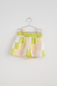 FISH & KIDS / PASTEL PATCHWORK SHORT