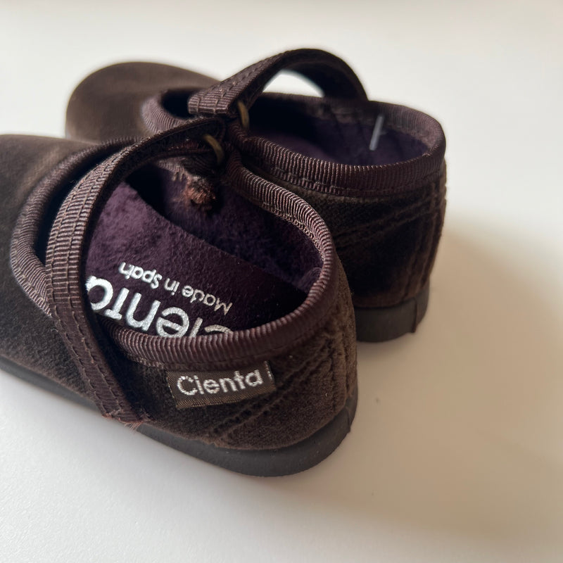 Cienta / ベルクロワンストラップ shoes- brown / 400075