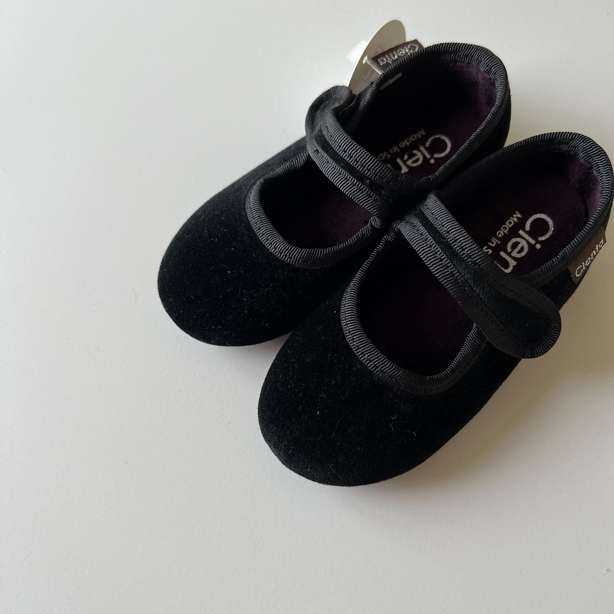 Cienta / Formal strap shoes- Black / 500075