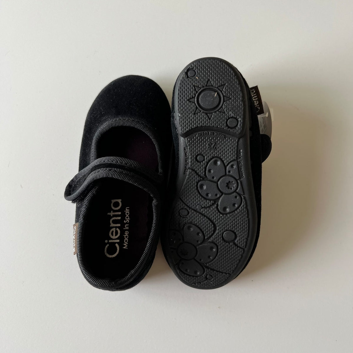 Cienta / Formal strap shoes- Black / 500075