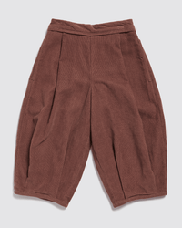 Little Cotton Clothes / Jessica Trousers Velvet in Nutmeg