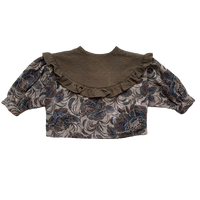 HELLO LUPO / Lacey Top - Vintage Flower/Beige Blossom