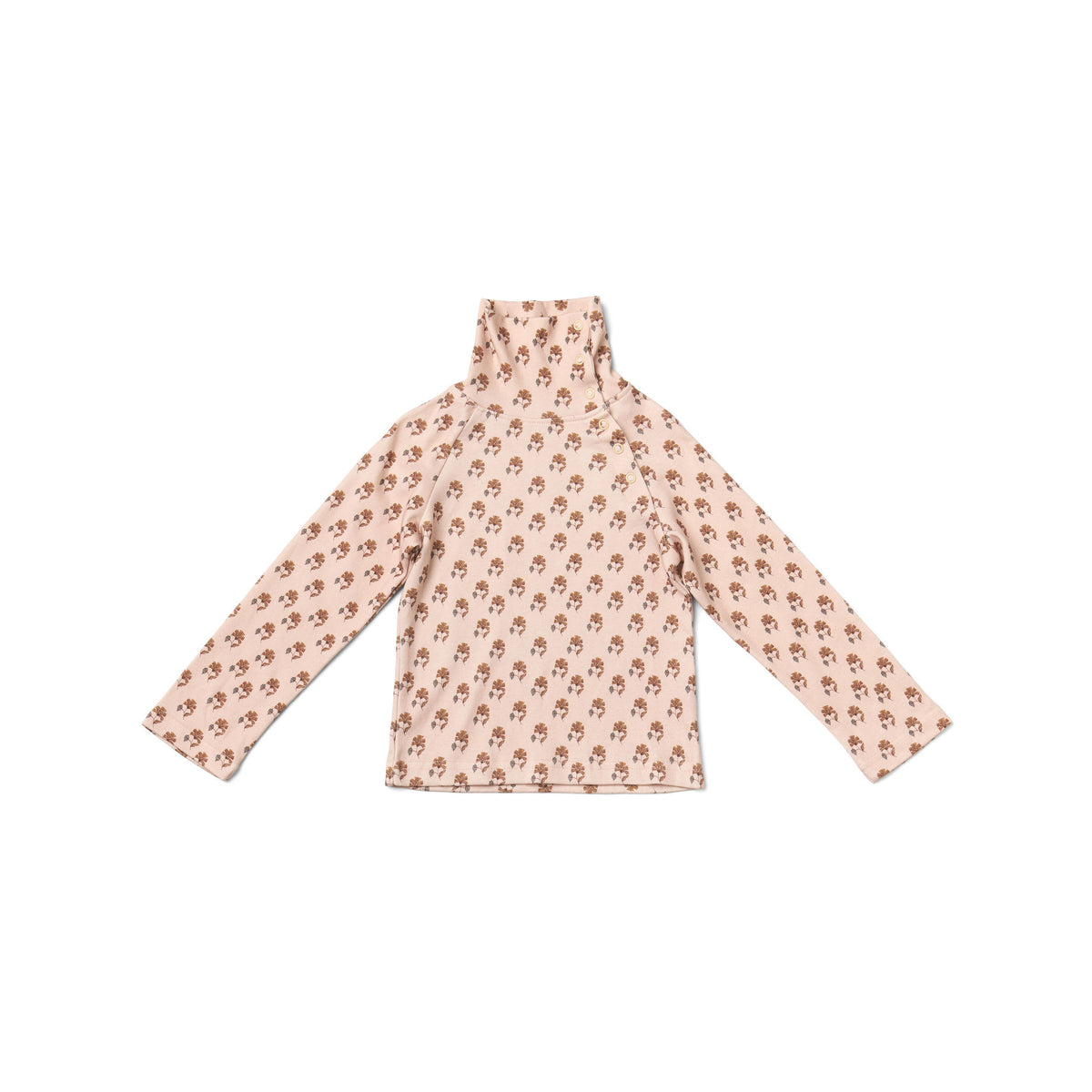 LALi / Snap Turtleneck in Textured Floral