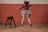 Little Cotton Clothes / Organic Pointelle T-shirt Redcurrent