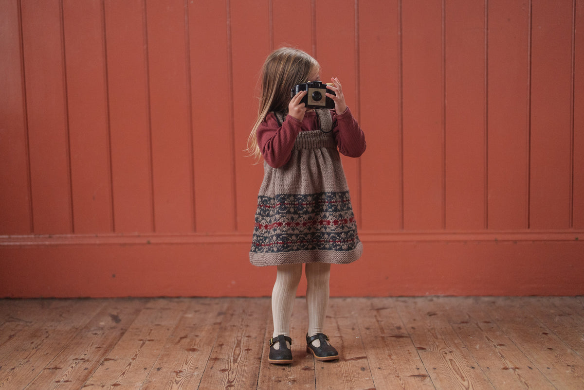 Little Cotton Clothes / Organic Pointelle T-shirt Redcurrent