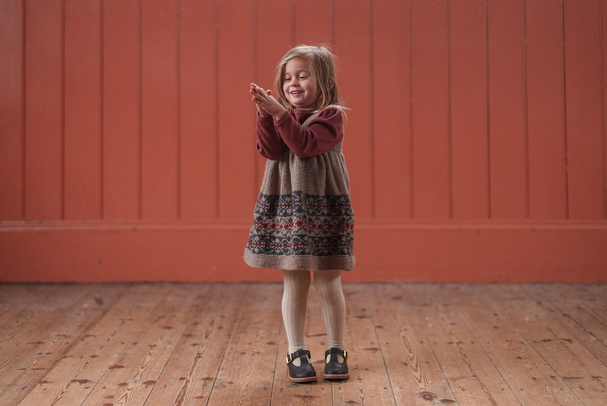 Little Cotton Clothes / Organic Pointelle T-shirt Redcurrent