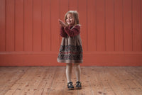 Little Cotton Clothes / Organic Pointelle T-shirt Redcurrent