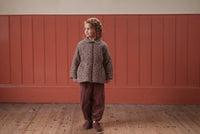 Little Cotton Clothes / Jessica Trousers Velvet in Nutmeg