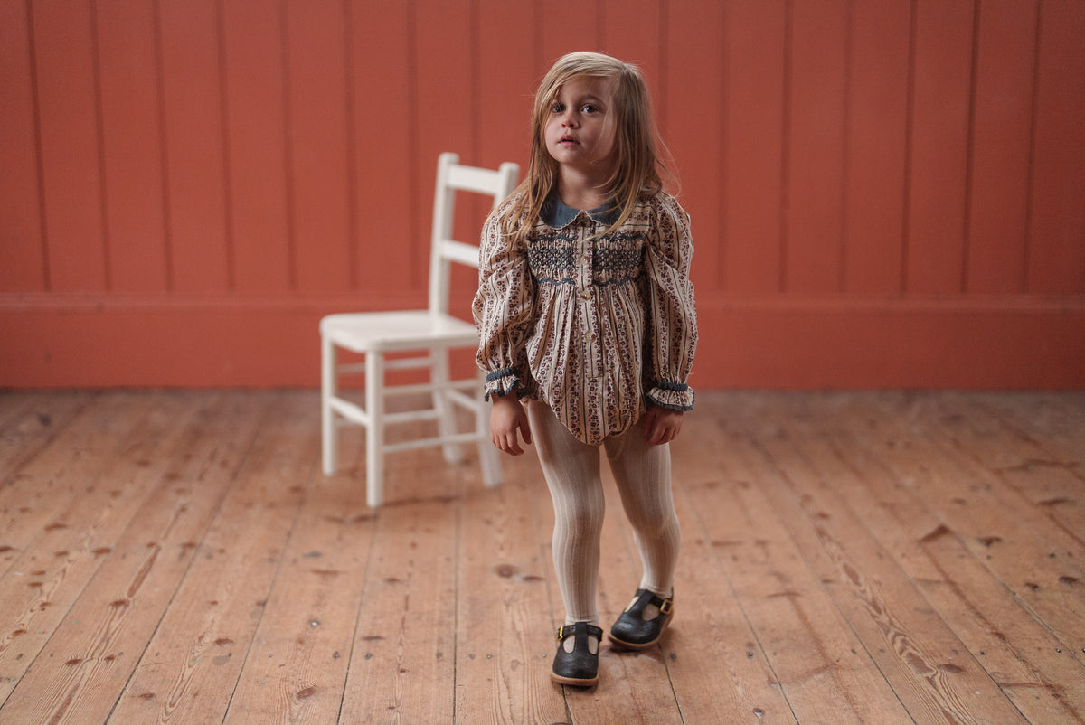 Little Cotton Clothes / Emille Romper Mallory Floral